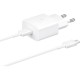 Зарядное устройство Samsung 15W Power Adapter (w C to C Cable) White (EP-T1510XWEGRU)