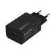 Зарядное устройство ColorWay 1USB Quick Charge 3.0 (18W) black + cable Lightning (CW-CHS013QCL-BK)