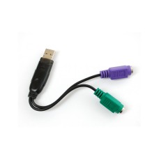 Переходник Dynamode USB 1.1 A Male - 2*PS/2 (USB to PS/2)