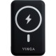 Батарея універсальна Vinga 10000 mAh Wireless Magnetic QC+PD (VPBAMS10BK)