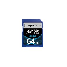 Карта пам'яті Apacer 64GB SD class 10 UHS-I U3 (AP64GSDXC10U7-R)