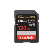 Карта памяти SanDisk 128GB SD class 10 UHS-I U3 V30 Extreme (SDSDXXD-128G-GN4IN)