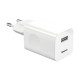 Зарядний пристрій Baseus Home Charger White (CCALL-BX02)