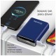 Батарея універсальна ColorWay 20 000 mAh PD/20W, QC/3.0, USB-C/USB-A max.22.5W Blue (CW-PB200LPG2BL-PDD)