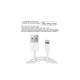 Дата кабель USB 2.0 AM to Lightning 1.8m 2.1A MFI White Choetech (IP0027-WH)