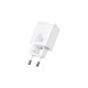 Зарядное устройство Baseus Compact Quick Charger U+C 20W EU White (CCXJ-B02)