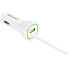 Зарядное устройство Modecom 1xUSB 2.4A + cable Lightning Royal KULL-03 white (ZT-MC-KULL-03)