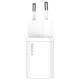 Зарядное устройство Baseus 1xUSB 25W (USB-C) + Cable Type-C white (TZCCSUP-L02)