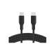 Дата кабель USB-C to USB-C 3.0m 100W black Belkin (CAB014BT3MBK)