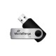 USB флеш накопитель Mediarange 16GB Black/Silver USB 2.0 (MR910)