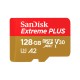 Карта памяти SanDisk 128GB microSD class 10 V30 Extreme PLUS (SDSQXBD-128G-GN6MA)