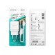 Зарядное устройство BOROFONE BA36A High speed single port QC3.0 charger set(Type-C) White (BA36ACW)