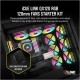 Кулер для корпуса Corsair iCUE Link QX120 RGB PWM PC Fans Starter Kit with iCUE Link System Hub (CO-9051002-WW)