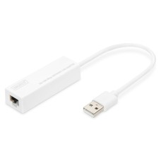 Перехідник USB-A to Ethernet 10/100 Мбіт/с Digitus (DN-10050-1)