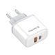 Зарядное устройство ColorWay Power Delivery Port PPS USB (Type-C PD+ USB QC3.0) (45W) white (CW-CHS042PD-WT)