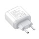 Зарядное устройство ColorWay Power Delivery Port PPS USB (Type-C PD+ USB QC3.0) (45W) white (CW-CHS042PD-WT)