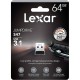 USB флеш накопичувач Lexar 64GB S47 USB 3.1 (LJDS47-64GABBK)