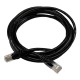 Патч-корд 3м UTP cat.5e, CU, 24AWG, black GEAR (GPC-UTPCURJ45-3B)