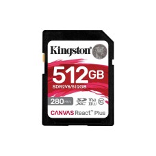 Карта памяти Kingston 512GB SDXC class 10 UHS-II U3 Canvas React Plus (SDR2V6/512GB)