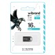 USB флеш накопичувач Wibrand 16GB Hawk Black USB 2.0 (WI2.0/HA16M1B)