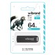 USB флеш накопитель Wibrand 64GB Mink Black USB 2.0 (WI2.0/MI64P4B)