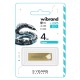 USB флеш накопичувач Wibrand 4GB Taipan Gold USB 2.0 (WI2.0/TA4U2G)