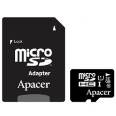 Карта памяти Apacer 32GB microSDHC UHS-I Class10 w/ 1 Adapter RP (AP32GMCSH10U1-R)