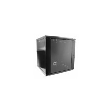 Шафа настінна Hypernet 12U 19" 600x450 (WMNC-12U-FLAT-AC-BLACK)