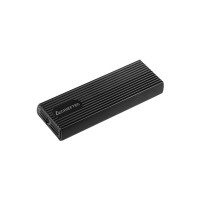 Корпус для M.2 NVME/SATA SSD CHIEFTEC CEB-M2C-TL, aluminium,USB 3.2 Gen2 Type-C, Black, RETAIL