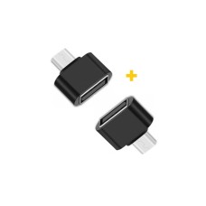 Переходник USB to MicroUSB AC-050 2 pcs XoKo (XK-AC050-BK2)