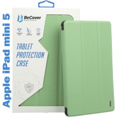 Чехол для планшета BeCover Tri Fold Soft TPU mount Apple Pencil Apple iPad mini 5 Green (708450)