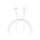 Дата кабель USB 2.0 AM to Type-C 2.0m 3A White Baseus (CATYS-A02)