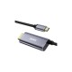 Перехідник USB-C to HDMI 1.8m 4K60Hz Choetech (XCH-M180GY)