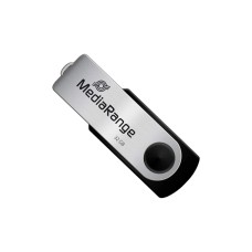 USB флеш накопичувач Mediarange 32GB Black/Silver USB 2.0 (MR911)