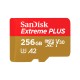 Карта памяти SanDisk 256GB microSD class 10 V30 Extreme PLUS (SDSQXBD-256G-GN6MA)