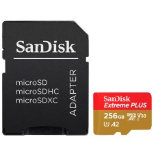 Карта памяти SanDisk 256GB microSD class 10 V30 Extreme PLUS (SDSQXBD-256G-GN6MA)