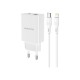 Зарядний пристрій BOROFONE BA56A Lavida PD20W+QC3.0 charger (Type-C to Lightning) White (BA56ACLW)