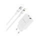 Зарядное устройство BOROFONE BA56A Lavida PD20W+QC3.0 charger (Type-C to Lightning) White (BA56ACLW)