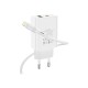 Зарядное устройство BOROFONE BA56A Lavida PD20W+QC3.0 charger (Type-C to Lightning) White (BA56ACLW)