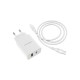 Зарядний пристрій BOROFONE BA56A Lavida PD20W+QC3.0 charger (Type-C to Lightning) White (BA56ACLW)