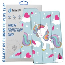 Чехол для планшета BeCover Smart Case Samsung Tab S9 Plus (SM-X810/SM-X816)/S9 FE Plus (SM-X610/SM-X616) 12.4" Unicorn (710385)