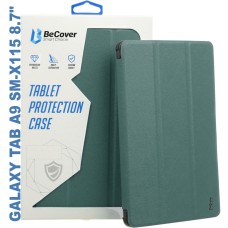 Чехол для планшета BeCover Soft Edge stylus holder Samsung Tab A9 SM-X115 8.7" Dark Green (710357)