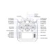 Пульт управления для дрона RadioMaster TX16S MKII AG01 Gimbal ELRS (HP0157.0022)