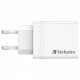 Зарядний пристрій Verbatim USB 30W PD3.0 4-ports white (49701)