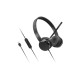 Наушники Lenovo USB-A Wired Stereo On-Ear Black (4XD1K18260)