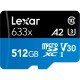 Карта пам'яті Lexar 512GB microSDXC class 10 UHS-I 633x (LSDMI512BB633A)