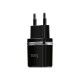 Зарядное устройство HOCO C12 Smart dual USB charger Black (6957531063094)