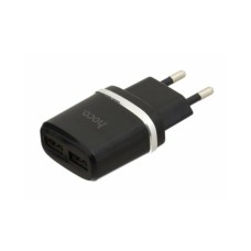 Зарядний пристрій HOCO C12 Smart dual USB charger Black (6957531063094)