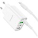 Зарядное устройство BOROFONE BA79A charger set (C to C) White (BA79ACCW)