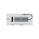 Концентратор Silicon Power USB-C 8-in-1 SR30 Silver Aluminum (SPU3C08DOCSR300G)